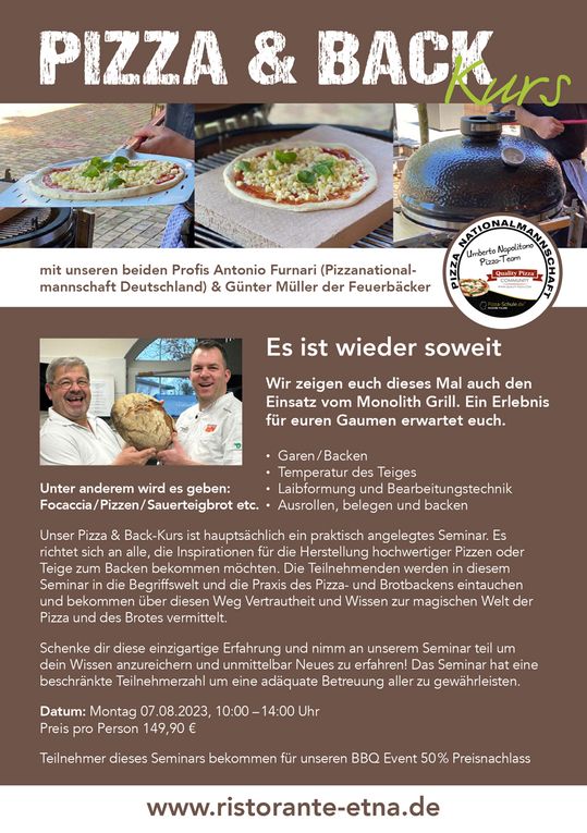 Pizza & Backkurs | BBQ-Event