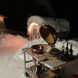Grill- und Back-Event im Winterlicht des Nordens