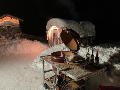 Grill- und Back-Event im Winterlicht des Nordens