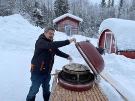 Grill- und Back-Event im Winterlicht des Nordens